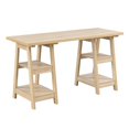 thumbnail image 2 of Convenience Concepts Designs2Go Bureau Tréteau Double, Fini Bois Naturel, 2 of 6