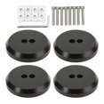 thumbnail image 2 of Jack Stand Pads Adapter, Anodized Surface Jack Pad Adapter Black Strong Cushioning Strong Strength  for Vehicle, 2 of 7