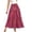 Hot Pink, variant on FcBaudy Skirts for Women, Midi Dresses for Women, Summer Dresses for Women Ladies Printed Bohemian Commuting Elastic Waist Drawstring Skirt Women half skirt