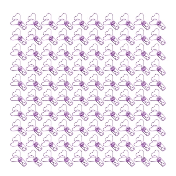 Pinces pour Reliure de Bureau, Pinces Métalliques pour Reliure pour Compte pour Vêtements pour Certificat Violet, Or Rose