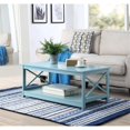 thumbnail image 1 of Convenience Concepts Oxford Coffee Table with Shelf, Sea Foam Green, 1 of 10