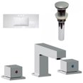 thumbnail image 1 of American Imaginations 39.75-in. W 3H8-in. Ceramic Top Set In White Color - Overflow Drain Incl. AI-32947, 1 of 8