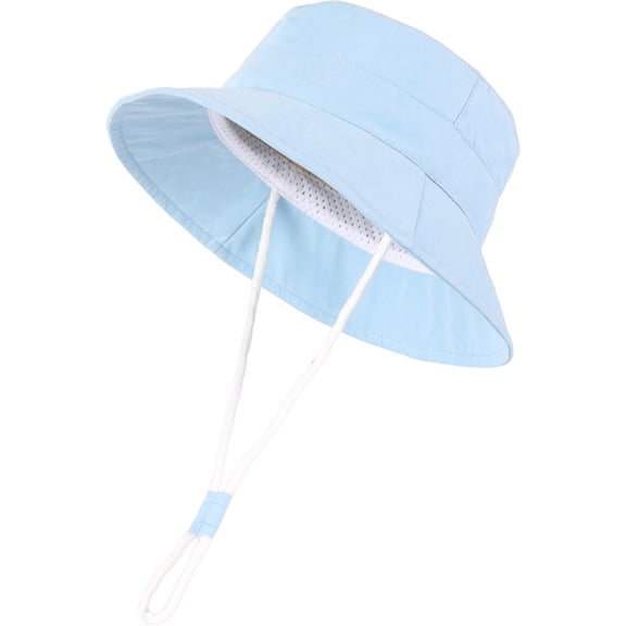 Chapeaux de Soleil pour Enfants avec Rabat de Nuque Séchage Rapide Pliables Upf 50+ Protection Uv Chapeau d'Été pour Enfants Chapeaux pour Bébé 1-2 Ans Fille Garçons Filles Mode
