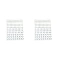 thumbnail image 4 of Wweixi Eye Face Gems Rhinestone Stickers Beads No Glue Eyebrow Rainbow Makeup Jewelry Accessory DIY Decorations Wedding White 2Set, 4 of 6
