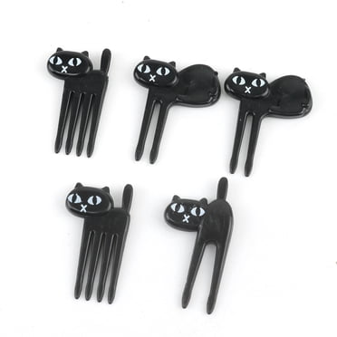 Flatware Knives & Cutlery Flatware & Silverware Black Cat fruit pick plastic Black Cat pick