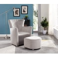 thumbnail image 1 of Jace Club Chair with Ottoman, Grey, 1 of 2