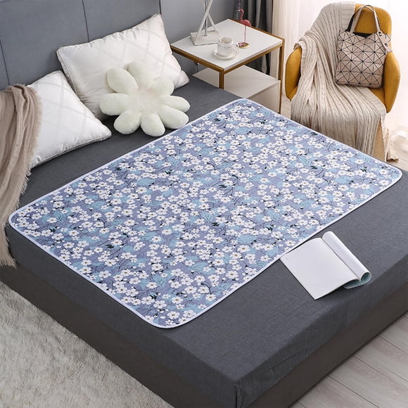 LHNFT 59x39.37 Inches Waterproof And Washable Large Bed Pad For Elderly Care Incontinence Protection Menstrual And Child Bedwetting