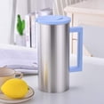 thumbnail image 3 of GROWTH TANK Kitchen Water Jugs Stainless Steel Water Jugs Dispenser Pitcher 1.8L Blue, 3 of 6