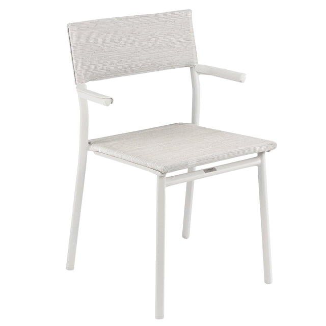 Lafuma Batyline Duo ORON Fauteuil de Salle à Manger d'Extérieur, Sable/galet (Ensemble de 2)