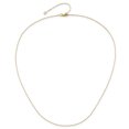 thumbnail image 4 of 10k Yellow Gold Box Chain Necklace 17 19 Ring Pendant Charm, 4 of 8