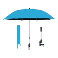 thumbnail image 3 of DOLITY Parasol de Plage 42 Pouces avec Pince Parasol Universel Polyvalent Bleu Lac, 3 of 9