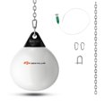 thumbnail image 1 of Goplus Water Punching Bag 21" 180 Pound Heavy Punching Bag with Adjustable Metal Chain White, 1 of 10