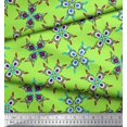 thumbnail image 3 of Soimoi Cotton Poplin Fabric Tiles Moroccan Decor Fabric Printed Yard 42 Inch Wide, 3 of 3