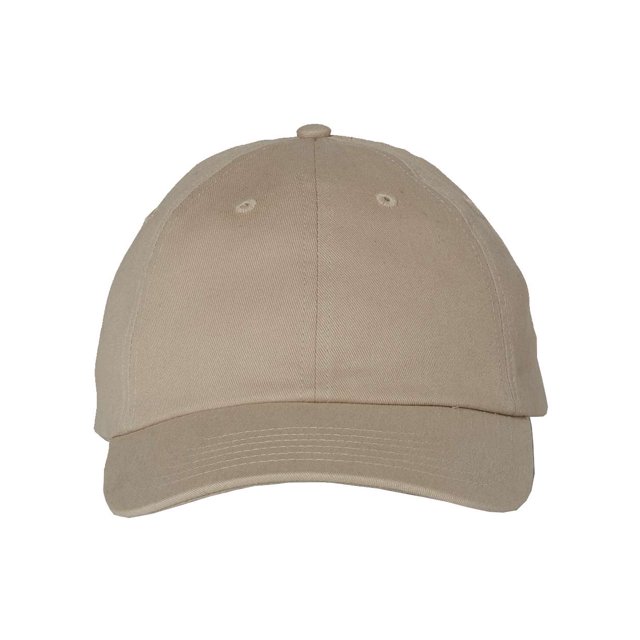 Brushed Twill Cap, Adjustable, Khaki