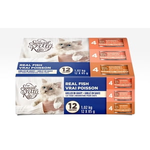 Special Kitty Grilled Real Variété de poissons en graisse 85G.