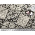 thumbnail image 1 of Soimoi Velvet Fabric Check & Quatrefoil Patchwork Printed Craft Fabric by the Yard 58 Inch Wide, 1 of 3