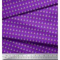 thumbnail image 3 of Soimoi Purple Velvet Fabric Tree Christmas Printed Fabric 1 Yard 58 Inch Wide, 3 of 3