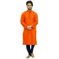 thumbnail image 2 of Atasi Men's Indian Ethnic Party Wear Gray Kurta Pyjama Set Long Shirt-3XL, 2 of 7