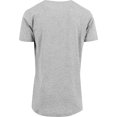 thumbnail image 2 of Build Your Brand Mens Shaped Long Short Sleeve T-Shirt, 2 of 3