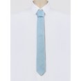 thumbnail image 2 of INSPIRE CHIC Men's Self-Tied Solid Color Formal Slim Ties Light Blue, 2 of 5