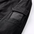 thumbnail image 3 of WRKEKC Veste de Complet de Travail pour Homme à Multiples Poches à Manches Longues avec Compartiments Zippés, Haut à Recharge Utilitaire pour Tenue Décontractée Extérieure Noir G, 3 of 7