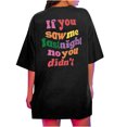 thumbnail image 4 of LSLJS Oversized T Shirts for Women Plus Size Slogan Graphic Drop Shoulder Short Sleeve Tops Summer Loose Pullover Tees, 4 of 8