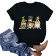thumbnail image 4 of TIMIFIS T-Shirts pour Femmes Été Décontracté Coupe Classique Manches Courtes Col Rond T-Shirt Ample Carnavals Imprimé Graphique Tee, 4 of 5