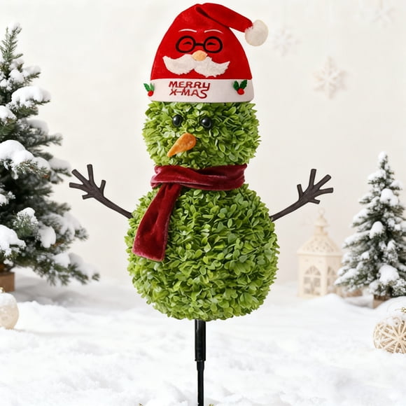 Wzzjkit Christmas Snowman Ground Decoration Outdoor Snow Decoration