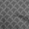 thumbnail image 1 of oneOone Velvet Dark Gray Fabric Asian Block Sewing Material Print Fabric By The Yard 58 Inch Wide, 1 of 4