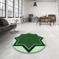 thumbnail image 4 of Ahgly Tapis Rectangulaire Lavable en Machine Intérieur Transitionnel Vert Émeraude Profond, 2 Pieds x 3 Pieds, 4 of 7