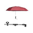 thumbnail image 3 of GROWTH TANK Parasol de Chaise de Plage avec Pince Universelle Pare-Soleil Réglable à 360 Degrés Rouge Rouge Rouge Couche Simple, 3 of 9