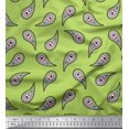 thumbnail image 1 of Soimoi Green Velvet Fabric Floral & Paisley Print Sewing Fabric Yard 58 Inch Wide, 1 of 3
