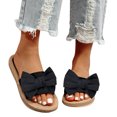 thumbnail image 1 of Kcodviy Women Flat Beach Slippers Low Wedge Sandals for Women Slip on Slippers Flat Womens Beach Sandals Open Toe Summer Casual Women Sandals Beach Slippers, 1 of 8