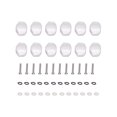 thumbnail image 2 of Machine Head Tuner Knobs, 12Pcs Scratch Resistance Plastic Lightweight Guitar Tuning Pegs Buttons  For Electric Guitars, 2 of 8
