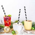 thumbnail image 4 of Fridja Clearance Under 5$ 100pc Paper Disposable Straws, 4 of 5