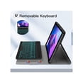 thumbnail image 4 of Backlit Bluetooth Keyboard Case for Lenovo Tab M10 Plus 3rd Gen 10.6 Inch 2022 with Pencil Holder, Wireless Detachable Keyboard Cover, 4 of 7