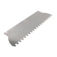 thumbnail image 4 of jinwen Tile Tool Sturdy Plastering Masonry Work Tile Trowel Blade with Square Notch 400x110x0.7mm, 4 of 9
