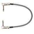 thumbnail image 2 of Dioche 11.8in Instrument Cable Weave Copper Shielded Noise Reduction For Live Performance,Effect Wire,Instrument Wire, 2 of 8