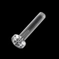 thumbnail image 5 of Unique Bargains M5x25mm Plastic Phillips Bolts PC Pan Head Machine Screws Transparent 50 Pack, 5 of 5