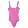 thumbnail image 4 of Timegard Justaucorps pour Femmes 1 Pce Col Carré Sans Manches Moulant Confortable Combinaisons une Pièce Couleur Unie Été Décontracté, 4 of 5