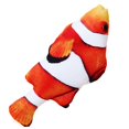 thumbnail image 2 of Jouet pour Animal Poisson Électrique Mobile Réaliste en Peluche Simulation Poisson Qui Remue Jouet à Taper pour Animal Drôle Interactif Animaux, 2 of 5