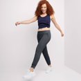 thumbnail image 4 of Hanes Womens EcoSmart Fleece Joggers, XL, Slate Heather, 4 of 5