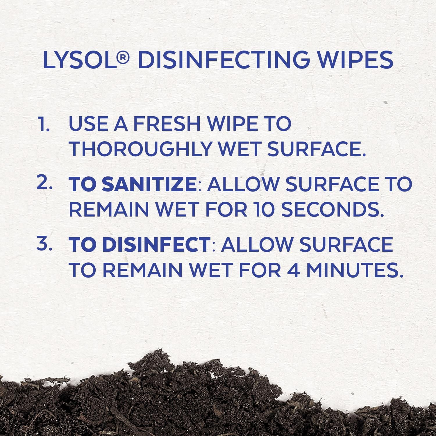 Lingettes Désinfectantes Lysol®, En Paquet Plat, Cascade de Printemps, 84 Lingettes