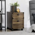 thumbnail image 2 of HOMCOM Armoire de Classement 2 Tiroirs pour Lettres et Format A4, Marron, 2 of 10