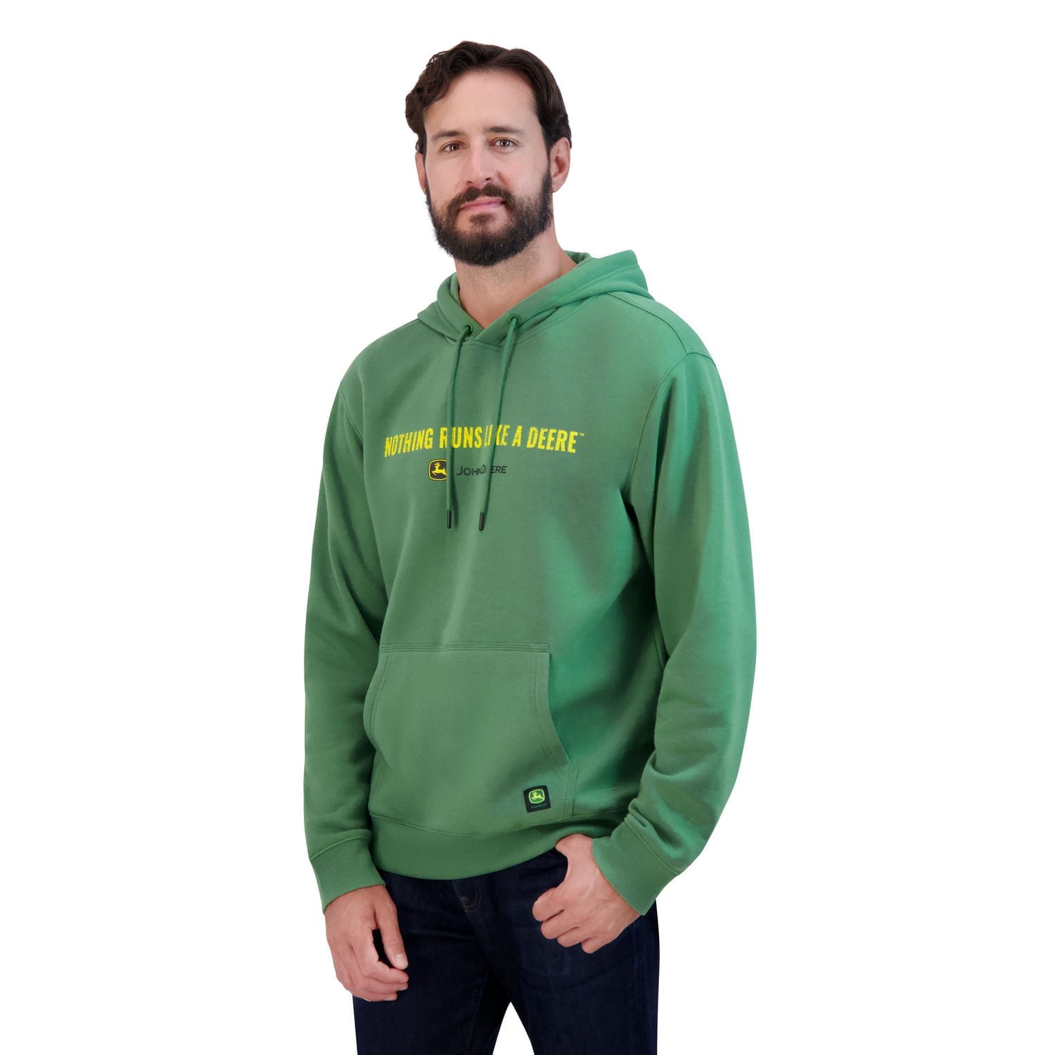 John Deere Men's "Nothing Runs Like a Deere™" Graphic Pullover Hoodie