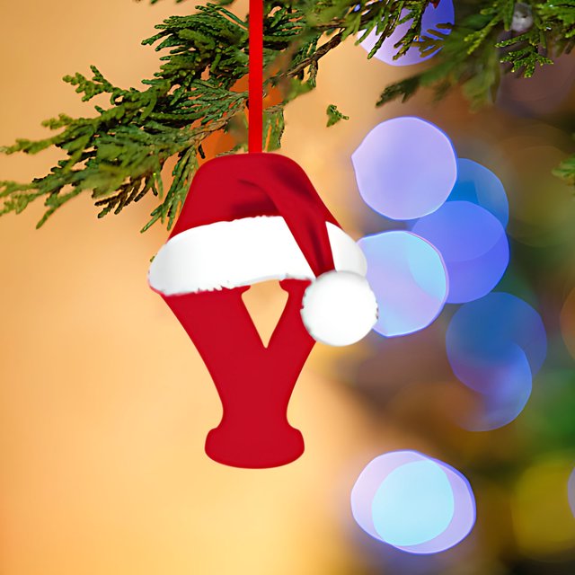 LSLJS Christmas Ornaments Acrylic Christmas 26 Letter Decorated Christmas Tree Hanging Decorated Home Decoration Pendants Christmas Hanging Decorations