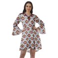 thumbnail image 1 of Moomaya Robes de Plage Imprimées Femmes Robe Aguichant Robes Mini Brodées pour Femmes, 1 of 4