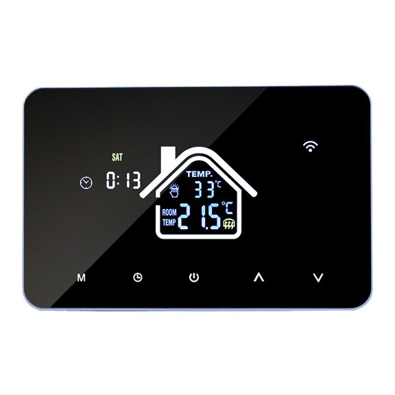 Smart Thermostat Temperature Controller for Electric Heating LCD Display Touch Screen Week Programmable Electric Underfloor