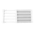 thumbnail image 3 of Shelf Dividers,PP Steel Tube Closet Tension Shelf Expandable Nail Free Wardrobe Cupboard Divider Storage Rack, 3 of 8