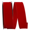 thumbnail image 1 of Reliant Ribbon 92270W-065-40K Value Velvet Wired Edge Ribbon - Red - 2.5 in. x 50 yards, 1 of 3